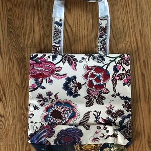 New Tory Burch Happy Times Canvas Tote Bag